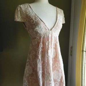 NWT Nude Lace dress